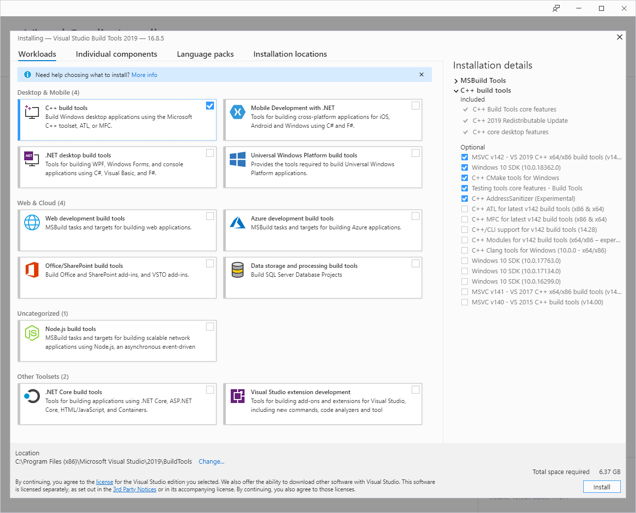msvc download